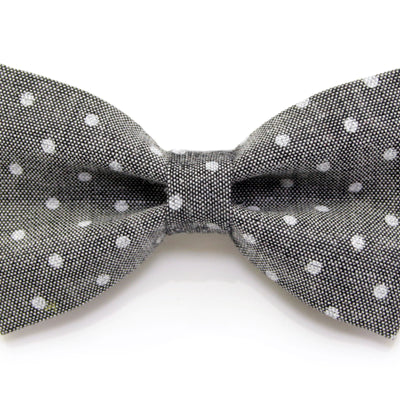 Chambray Collar and Bow Tie