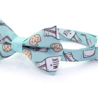 Cookies and Milk Collar and Bow Tie
